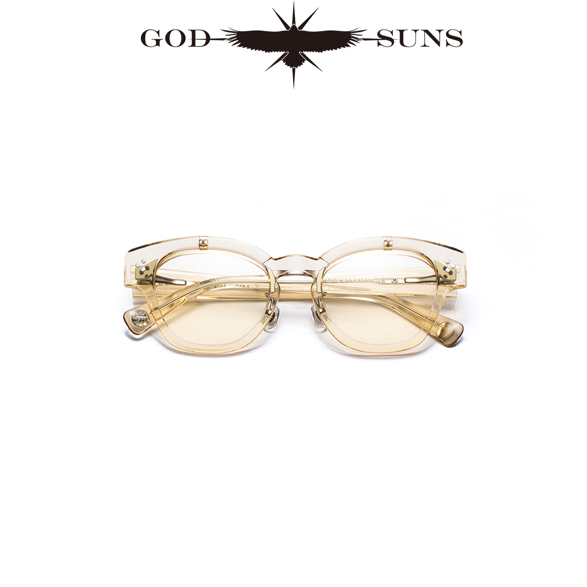 CYBORG CLEAR YELLOW/LIGHT BROWN LENS