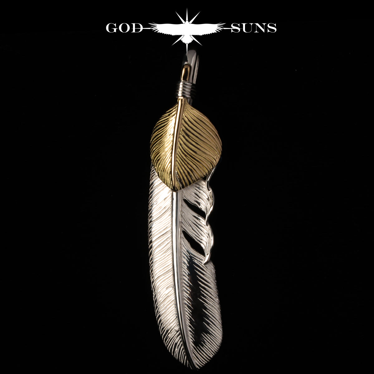 特大金ハートフェザー（右向き)74mmタイプ – GOD SUNS