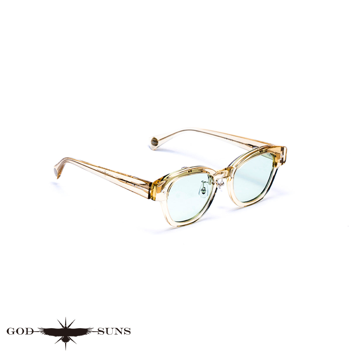 CYBORG CLEAR YELLOW/EMERALD GREEN LENS