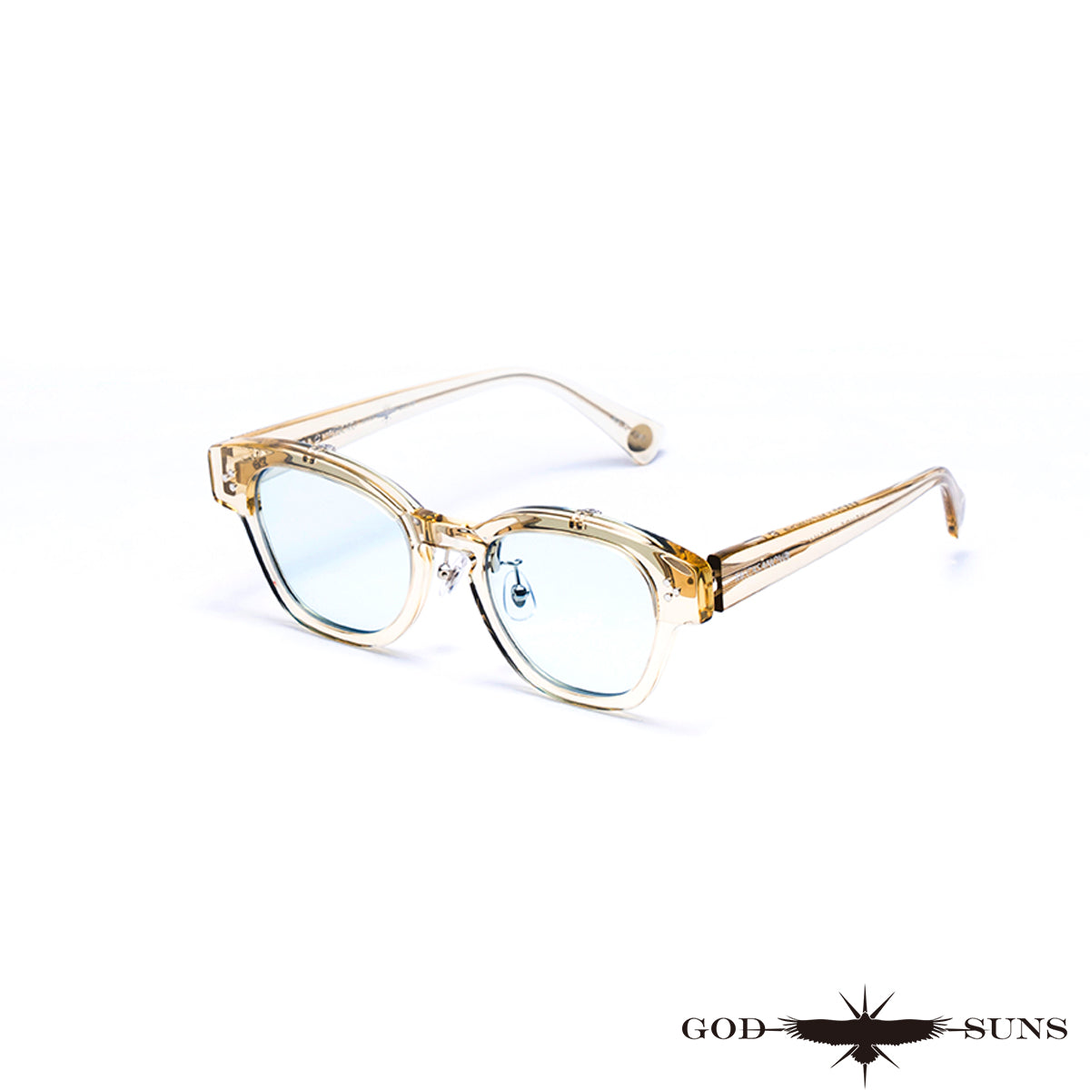 CYBORG CLEAR YELLOW/LIGHT BLUE LENS