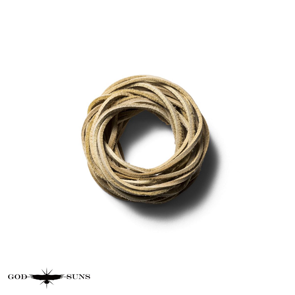 Deerskin Cord (thin) Yellow and White Sold individually