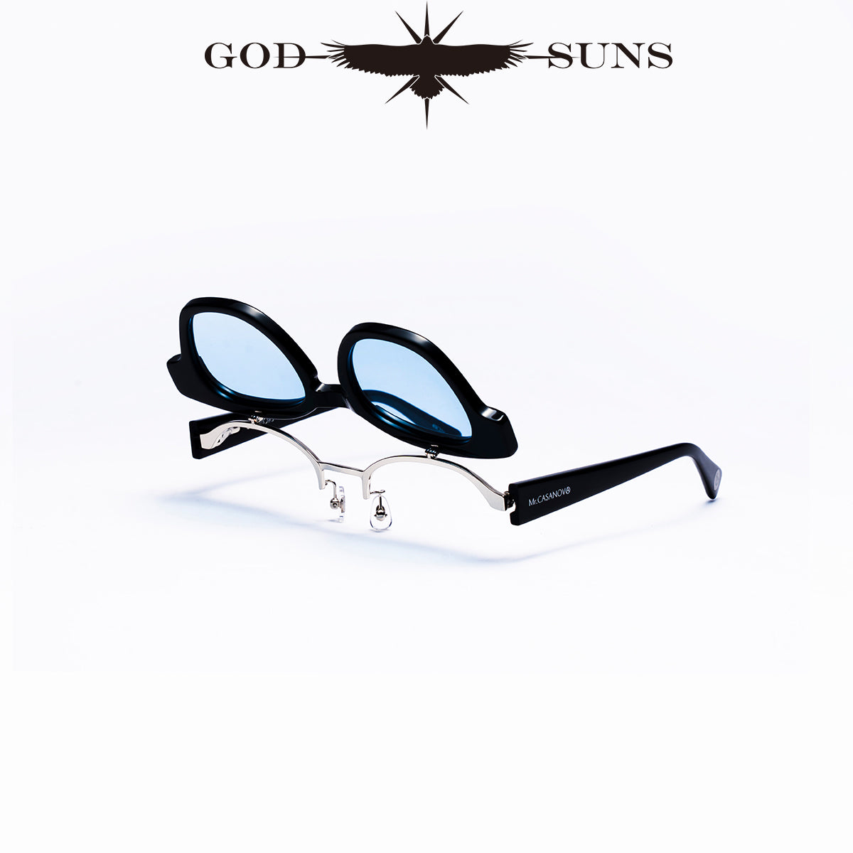 CYBORG BLACK/BLUE LENS