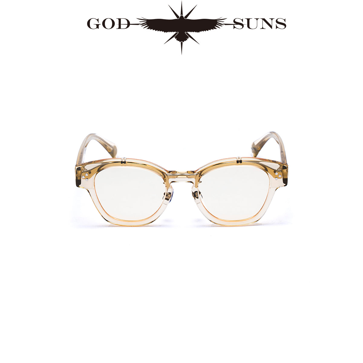 CYBORG CLEAR YELLOW/LIGHT BROWN LENS