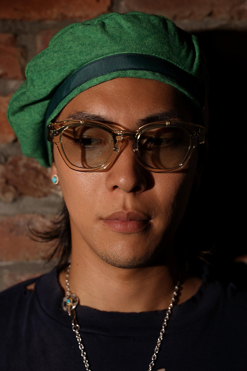 CYBORG CLEAR YELLOW/EMERALD GREEN LENS