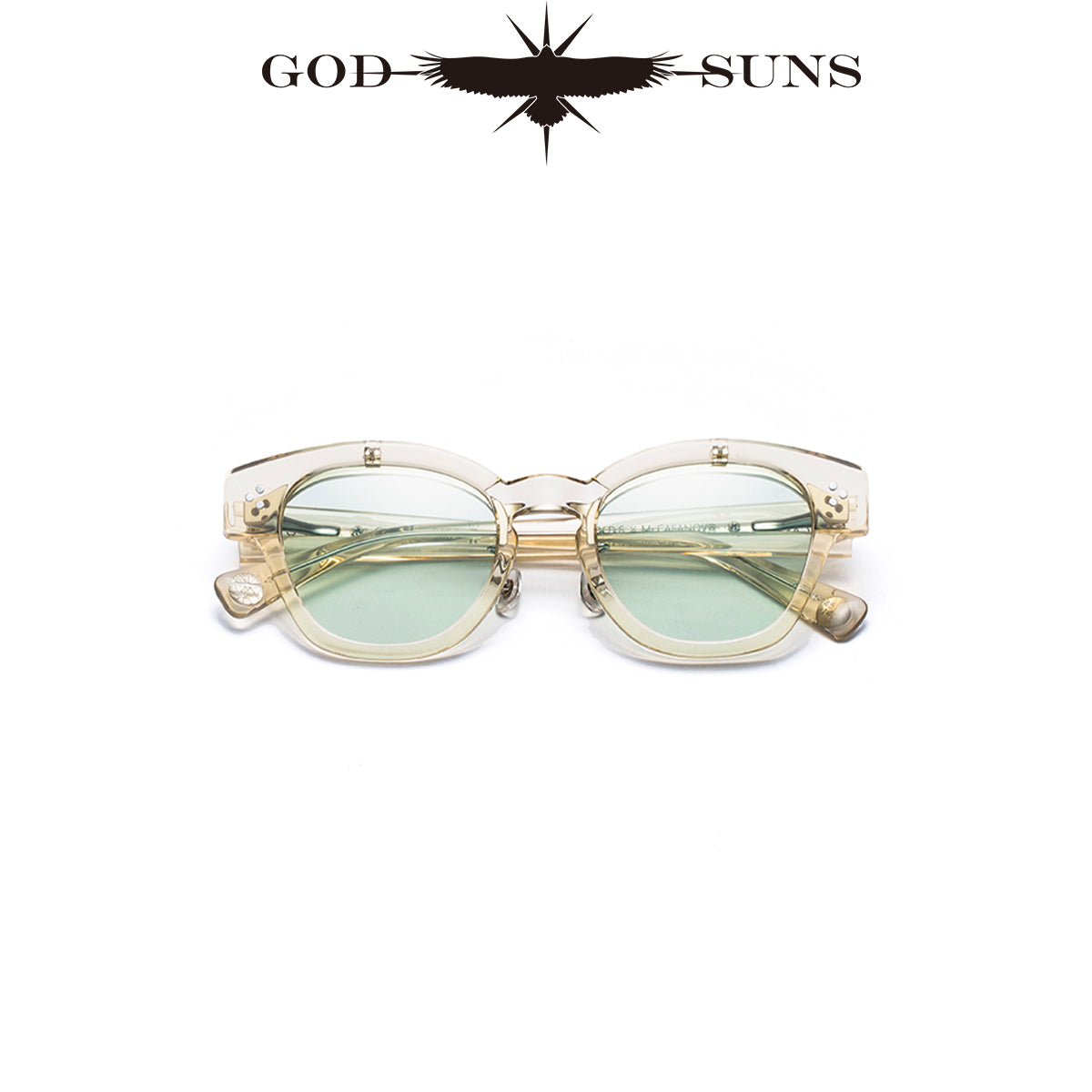CYBORG CLEAR YELLOW/EMERALD GREEN LENS