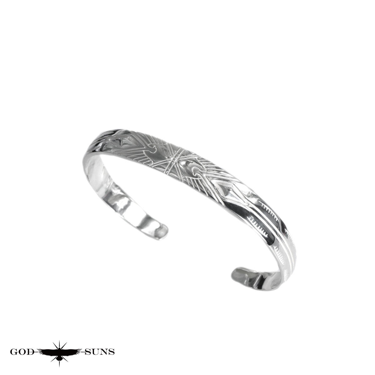 ALIGHT EAGLE CROSS BANGLE