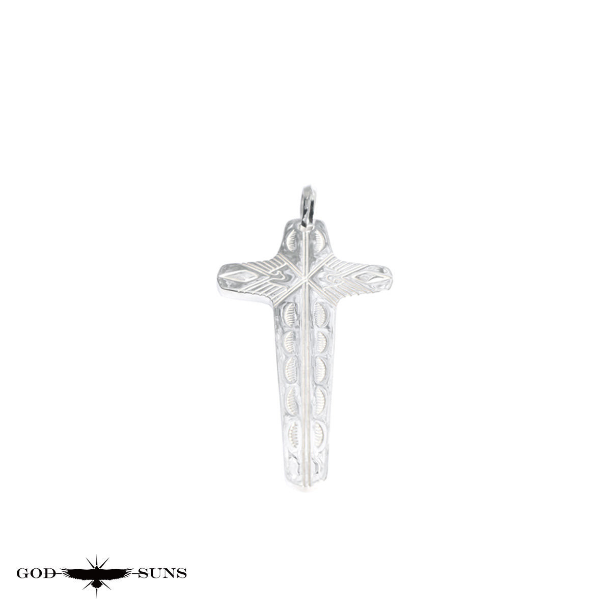ALIGHT EAGLE CROSS PENDANT(Large)
