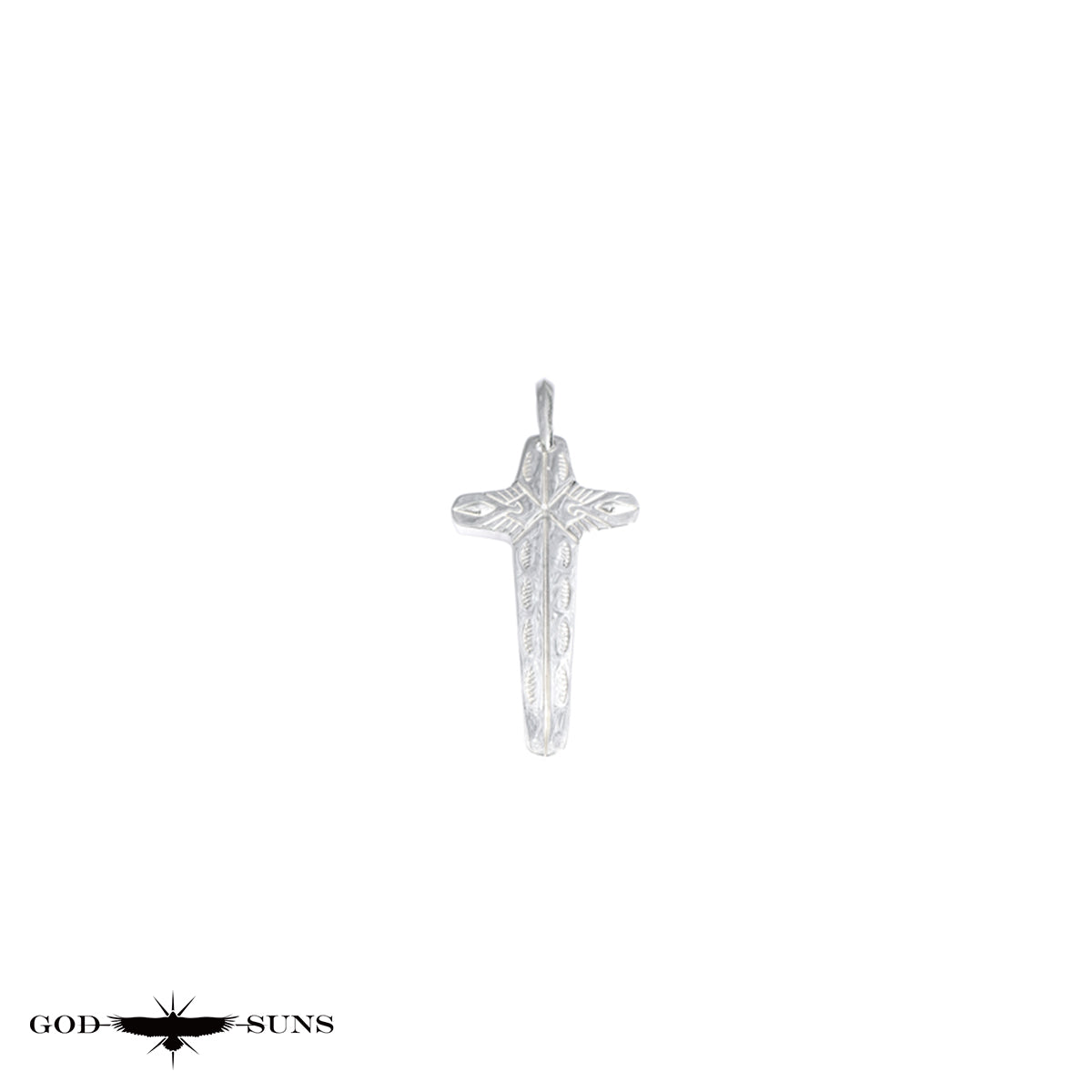 ALIGHT EAGLE CROSS PENDANT(Medium)