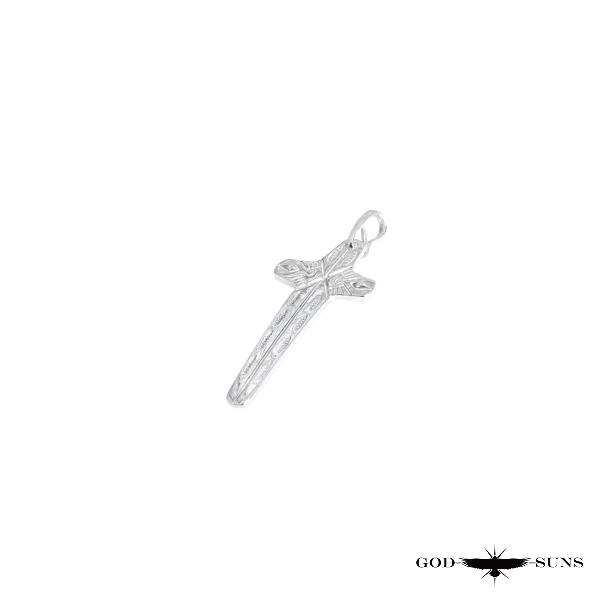 ALIGHT EAGLE CROSS PENDANT(Medium)