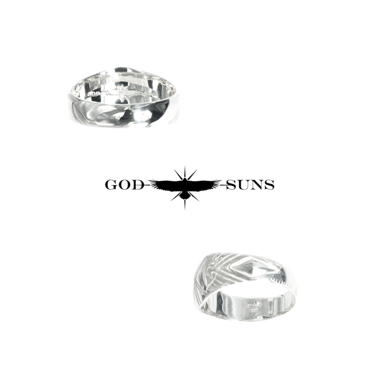 ALIGHT EAGLE CROSS RING(Large)