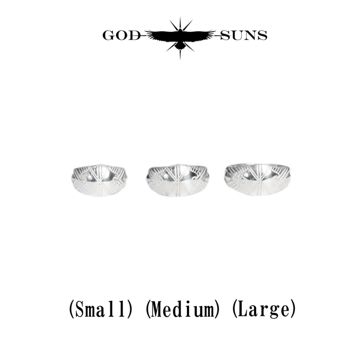 ALIGHT EAGLE CROSS RING(Large)