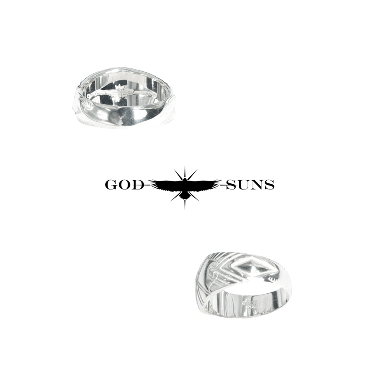 ALIGHT EAGLE CROSS RING(Medium)