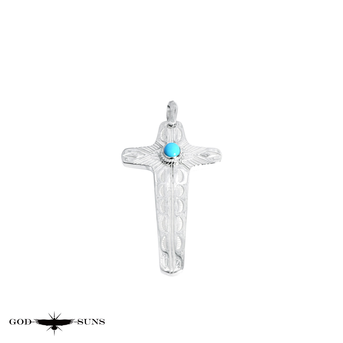ALIGHT EAGLE CROSS TQ PENDANT(Large)