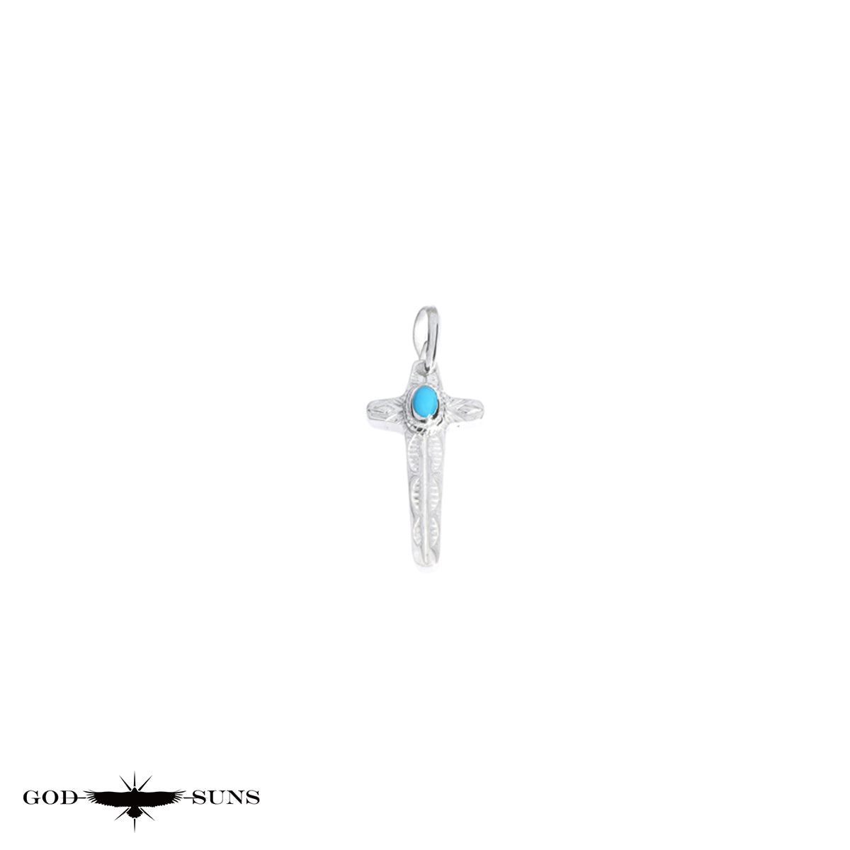 ALIGHT EAGLE CROSS TQ PENDANT(small)