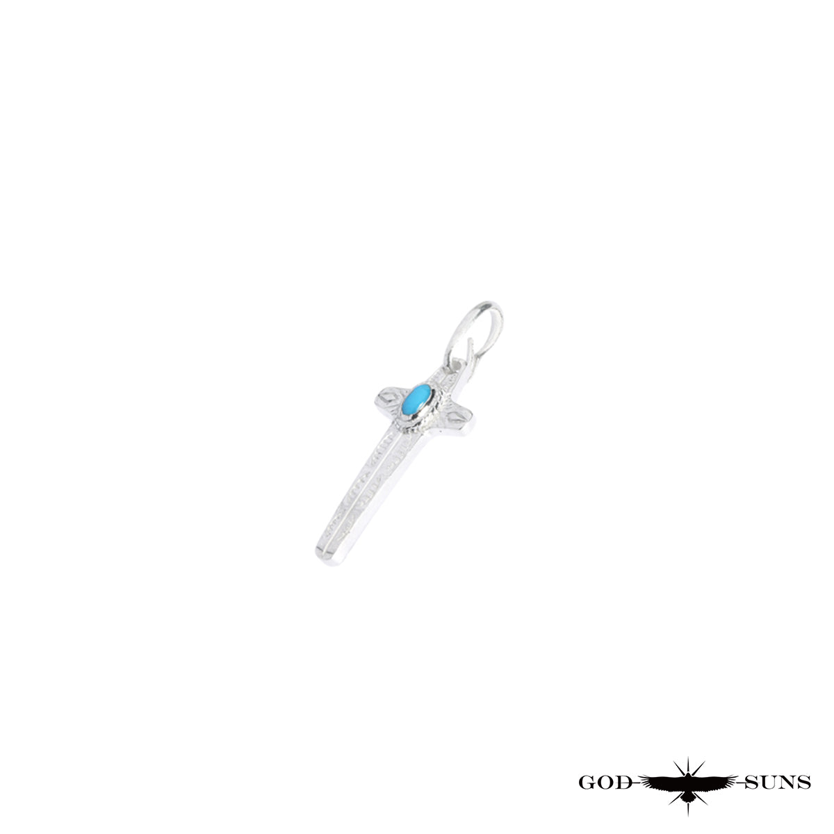 ALIGHT EAGLE CROSS TQ PENDANT(small)