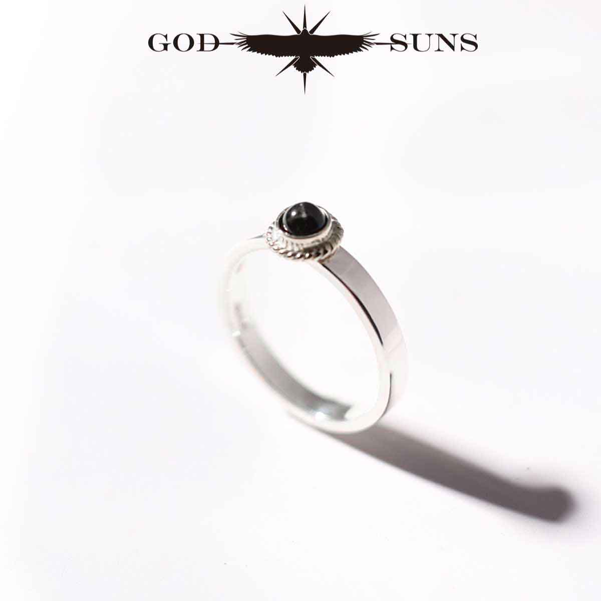 平打ちリング銀縄ブラックスター 3mm板 – GOD SUNS