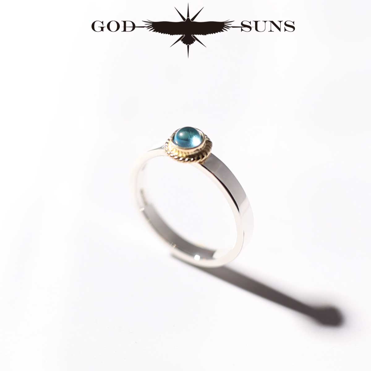 平打ちリング金縄ブルートパーズ 3mm板 – GOD SUNS