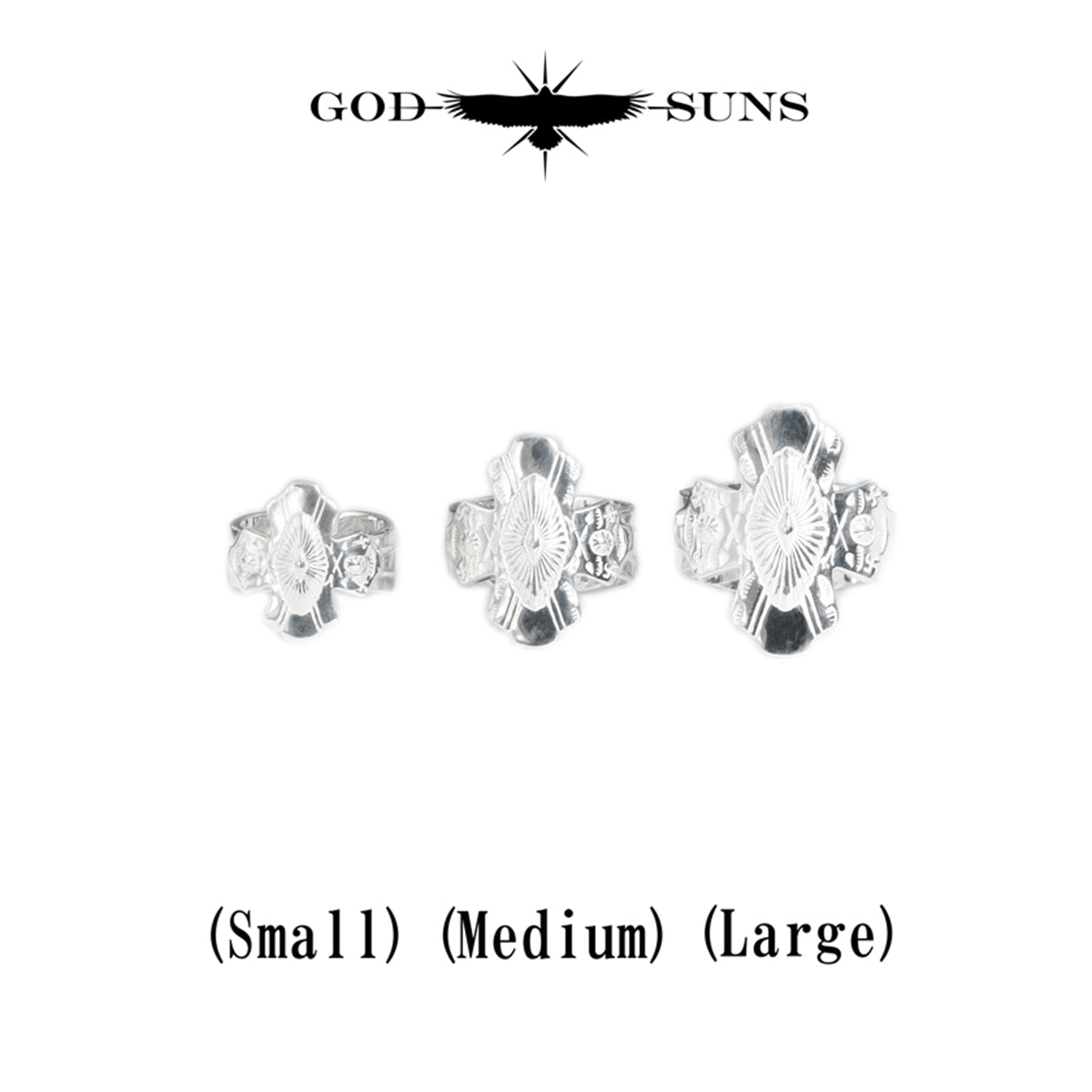 CONCHO CROSS RING(Medium)