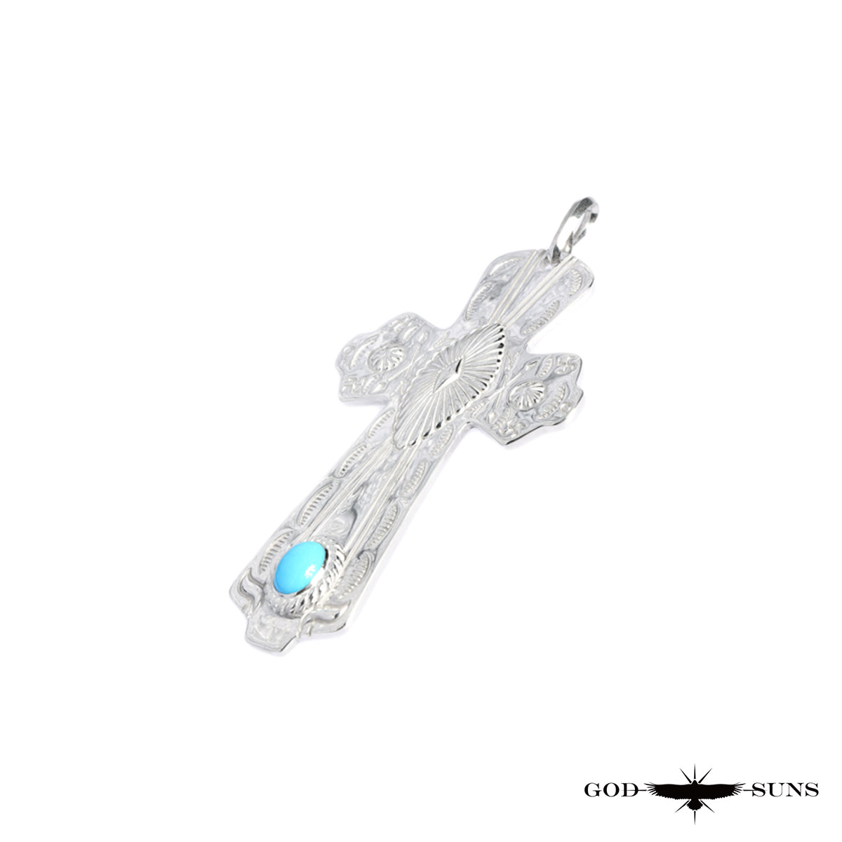 CONCHO CROSS TQ PENDANT(Large)