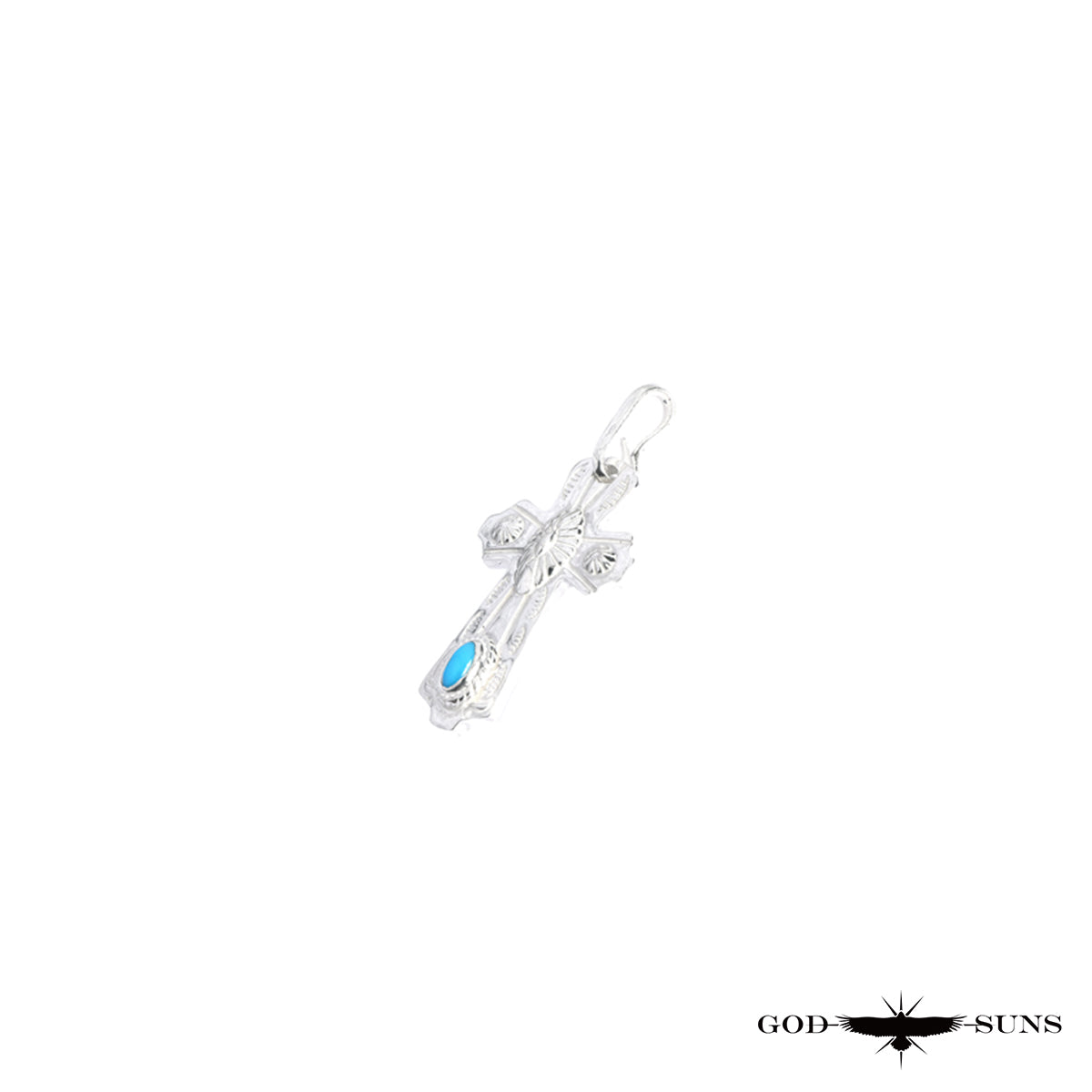CONCHO CROSS TQ PENDANT(small)