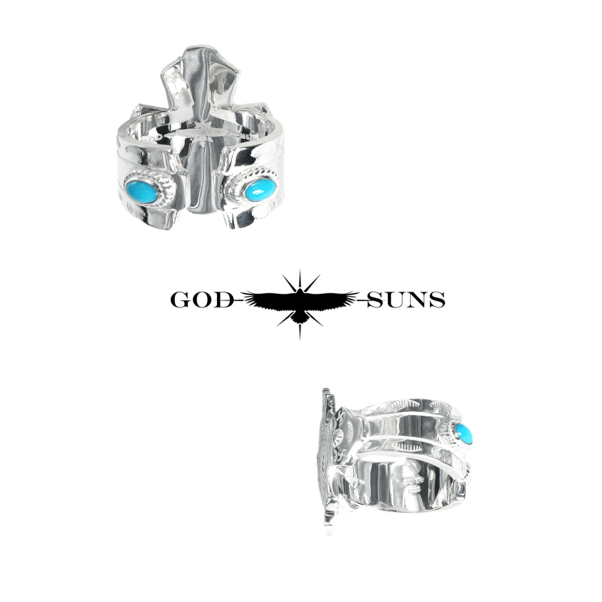 CONCHO CROSS TQ RING(Medium)