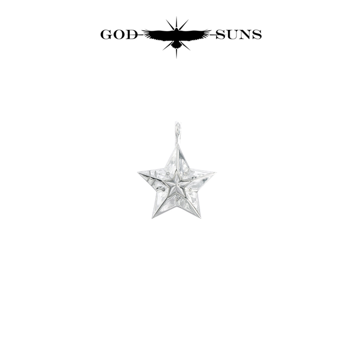 DOUBLE LINE STAR PENDANT(Medium)