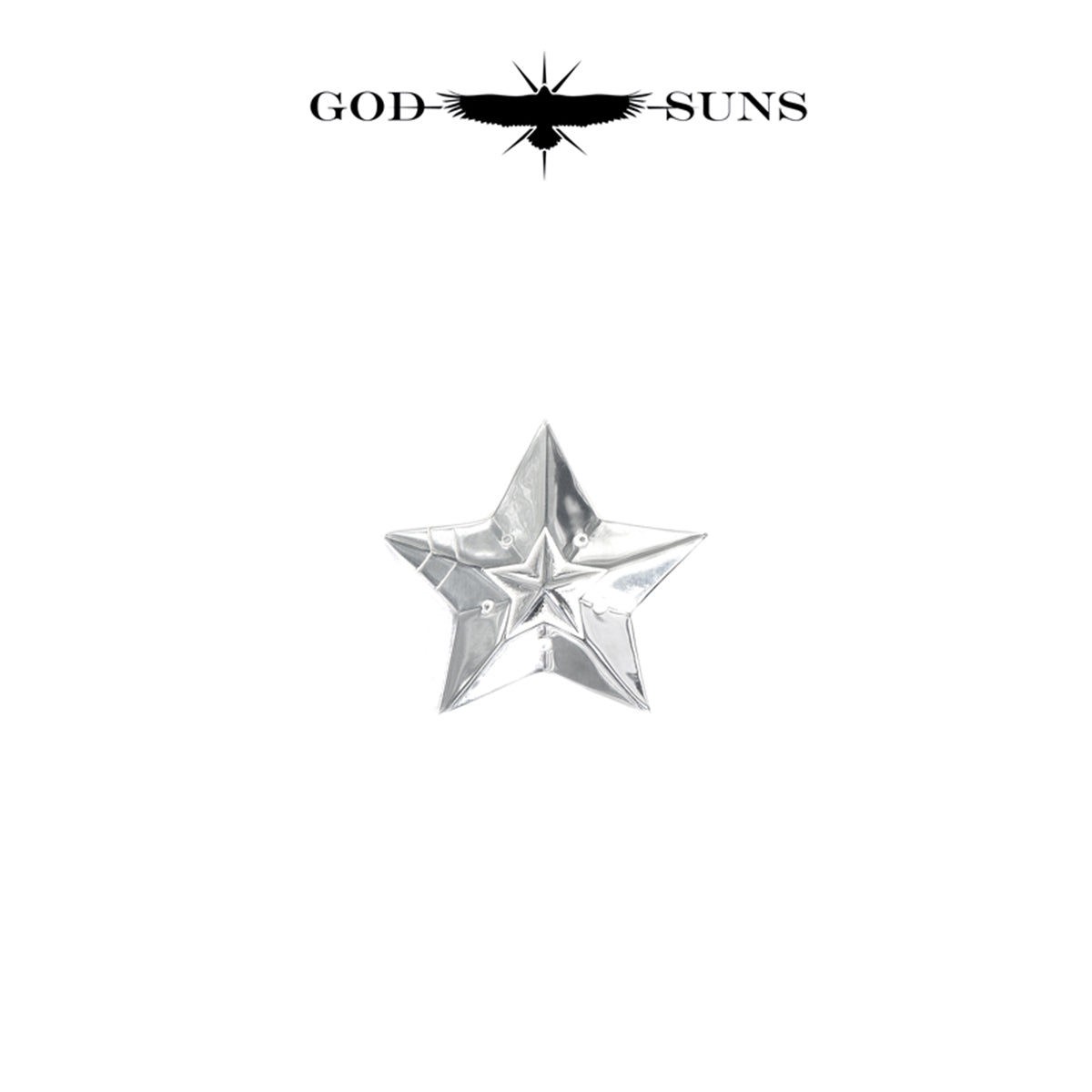 DOUBLE LINE STAR RING(Medium)