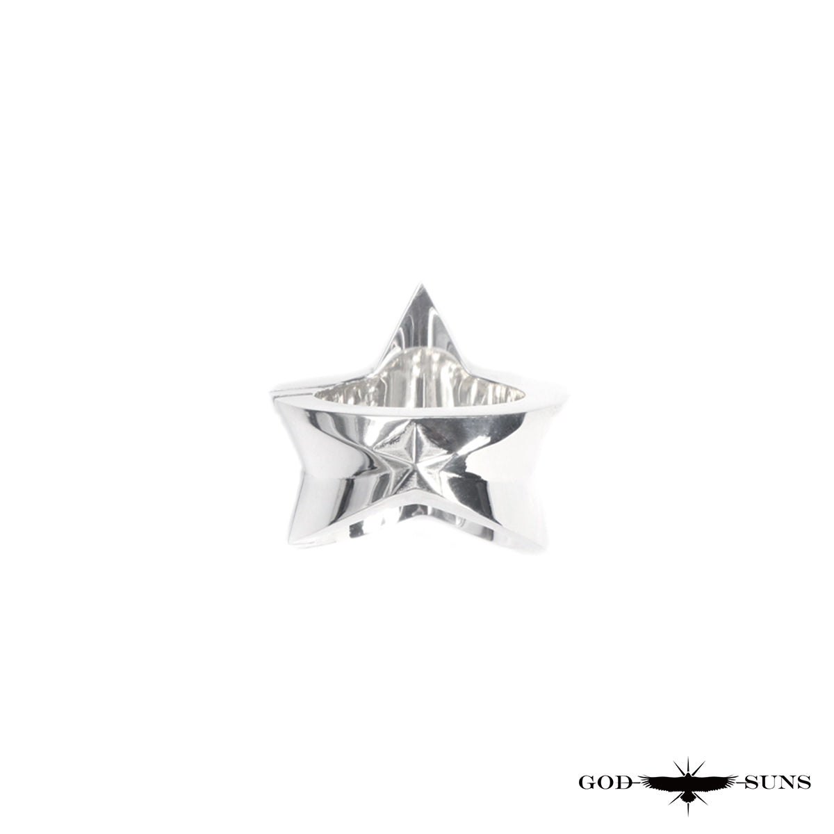 DOUBLE LINE STAR RING(Large)