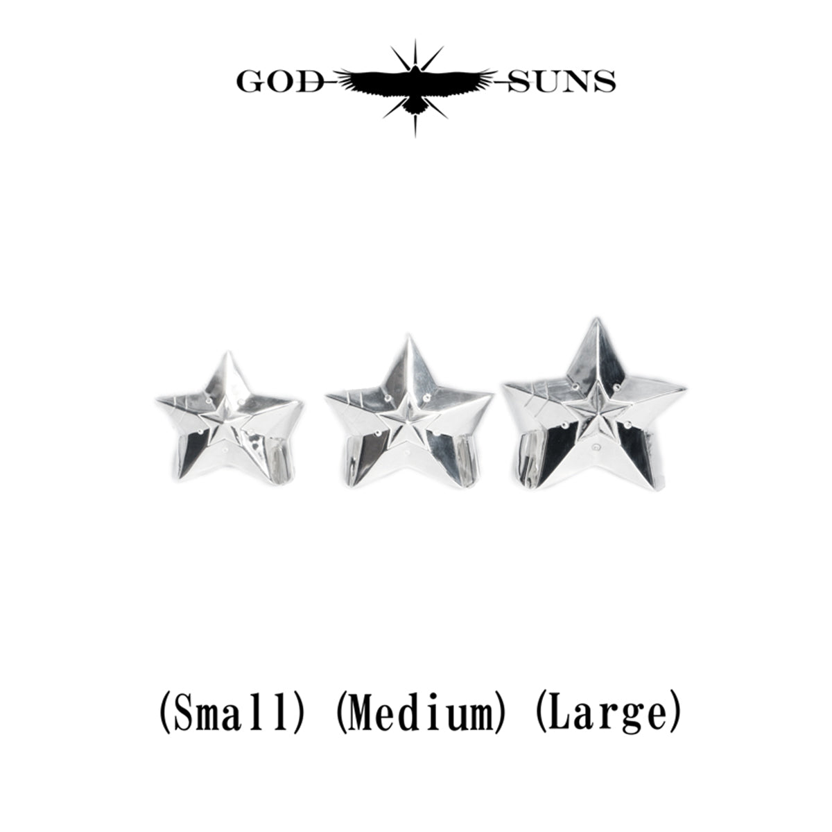 DOUBLE LINE STAR RING(Large)