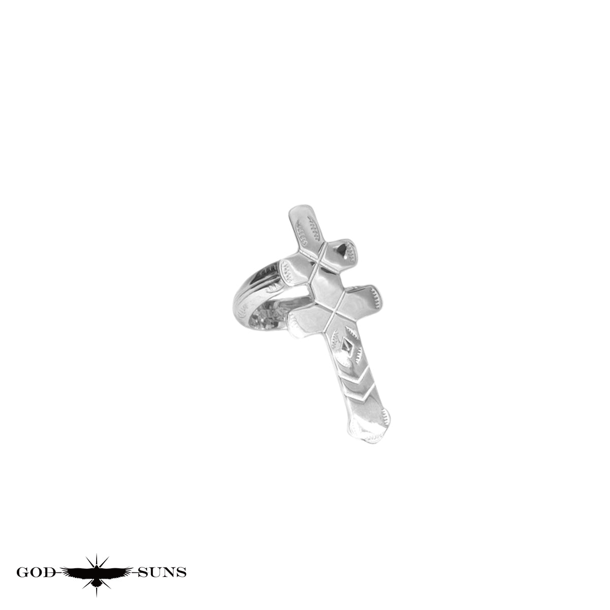 DRAGONFLY CROSS RING(Medium)