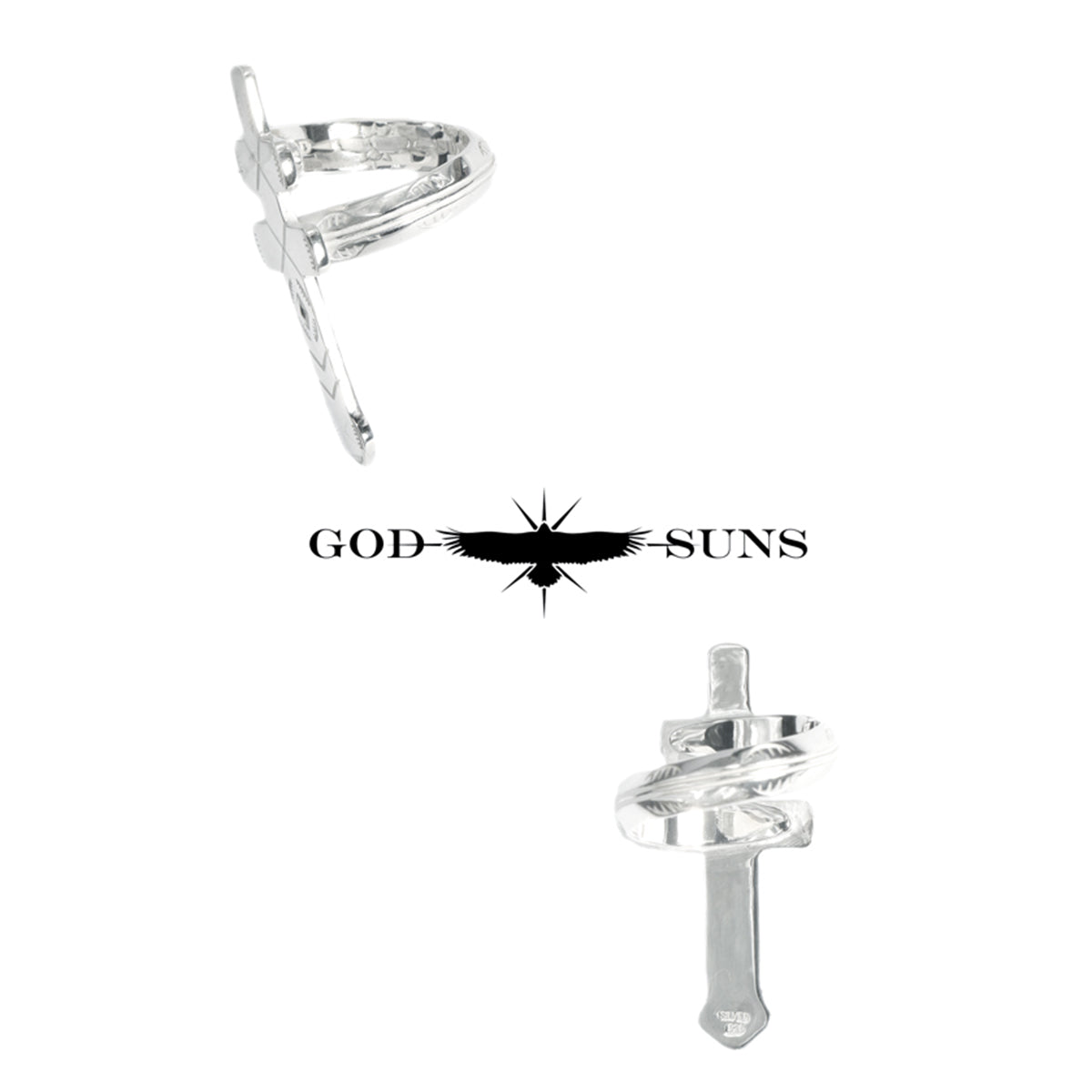DRAGONFLY CROSS RING(Medium)