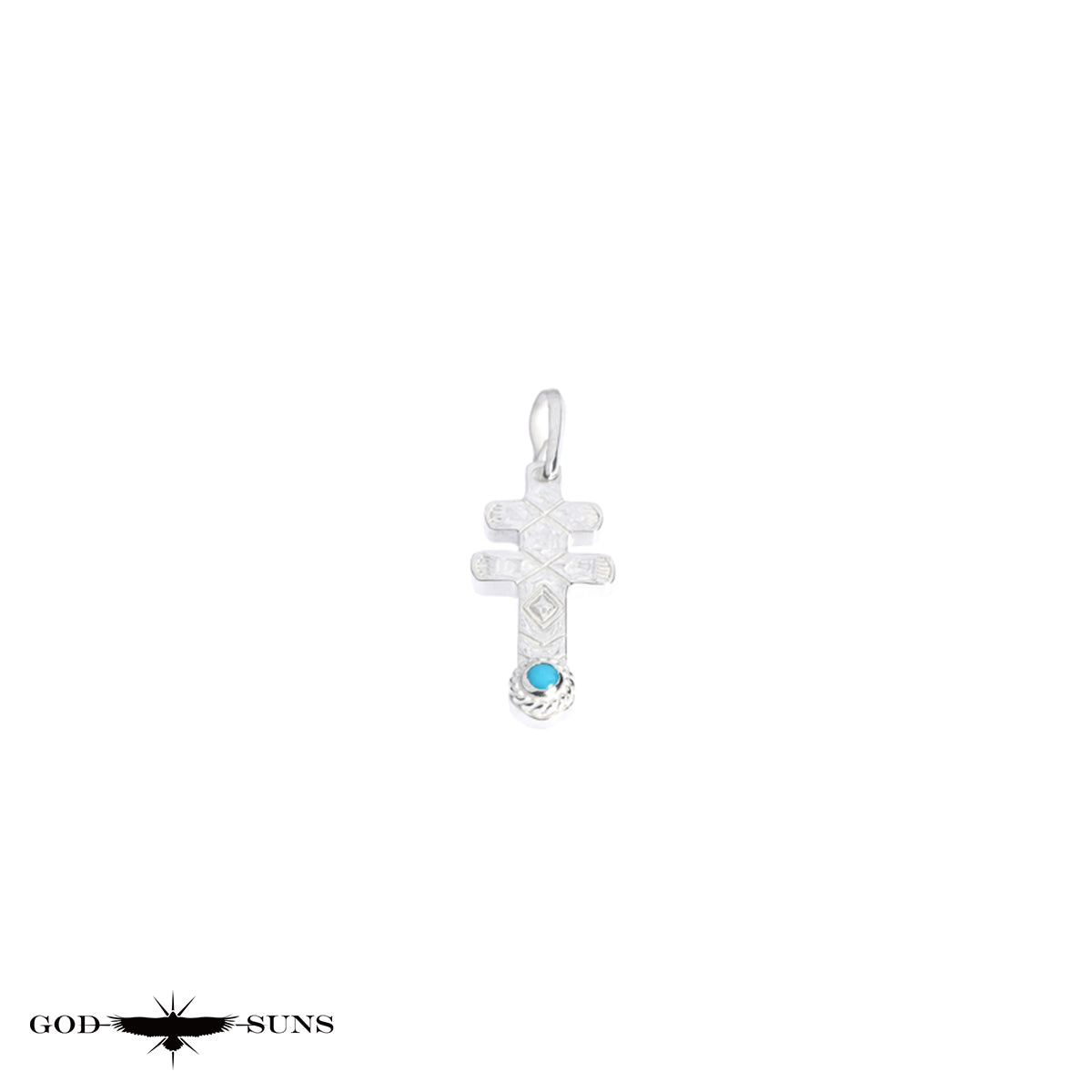 DRAGONFLY CROSS TQ PENDANT(small)