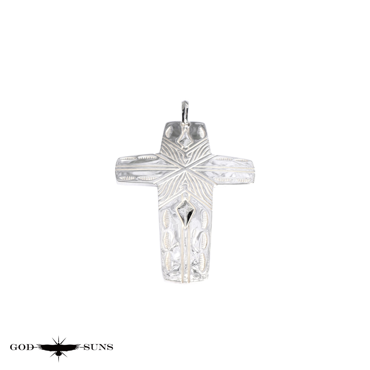 FLAP EAGLE CROSS PENDANT(Large)
