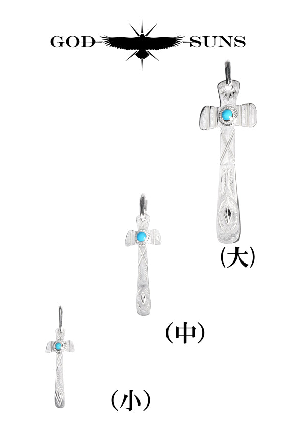 HUMMER CROSS TQ PENDANT(small)