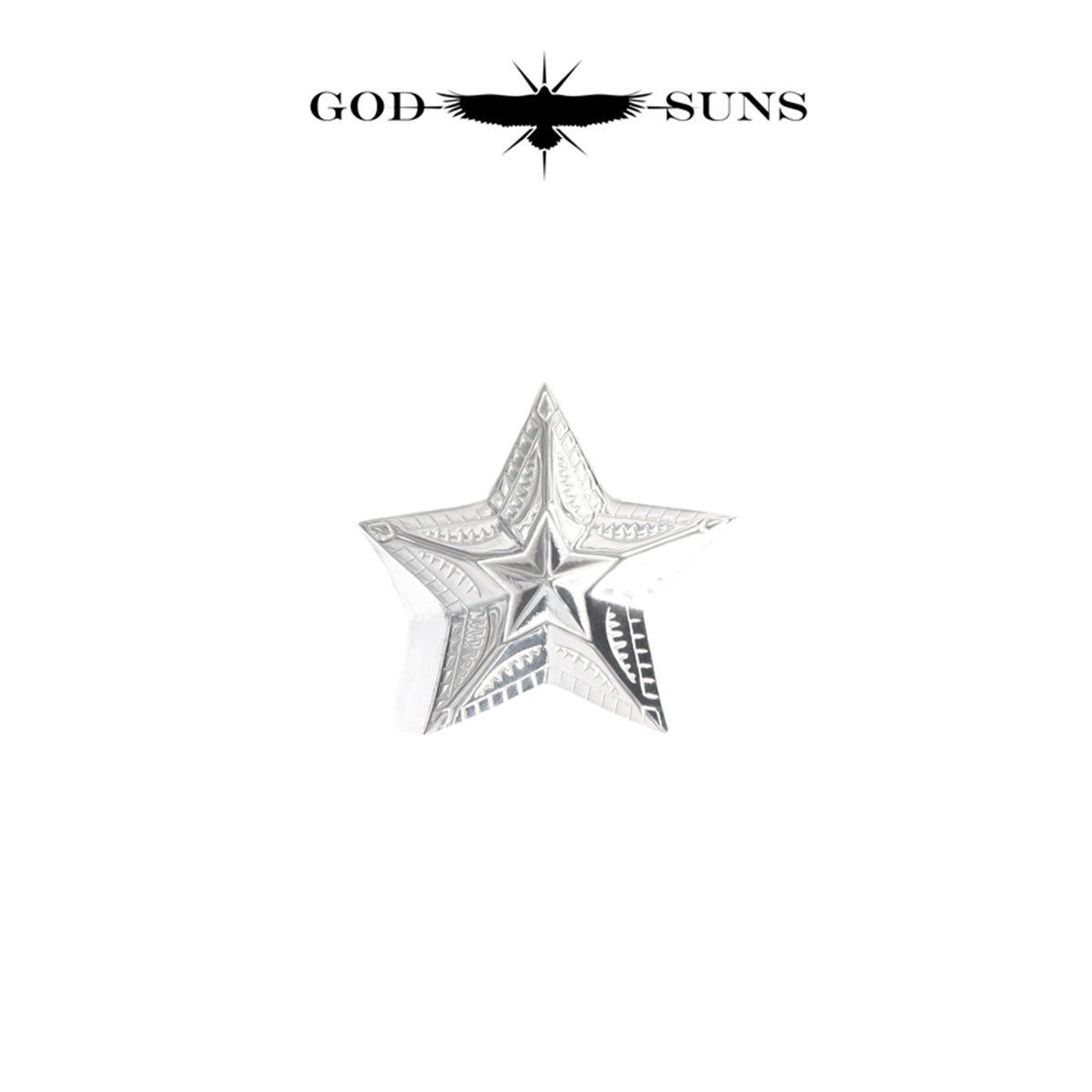 NATIVE ART STAR RING(Large)