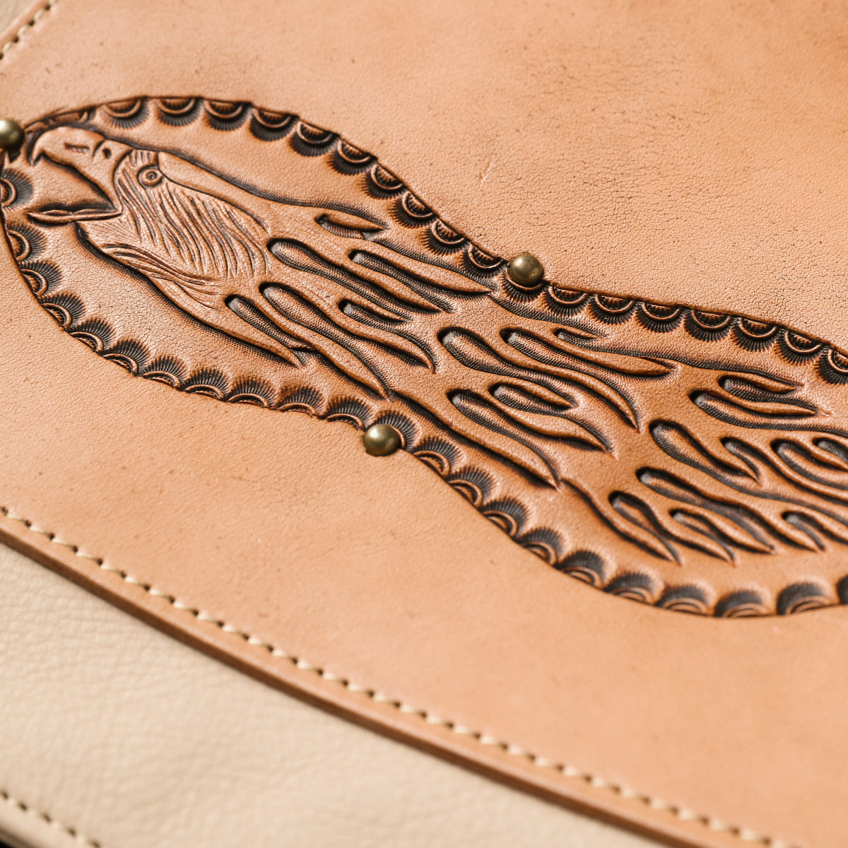 "NATIVE TOKYO STYLE" LEATHER VEST SP MODEL GOD SUNS×ATSU LEATHER WORKS(BEIGE)