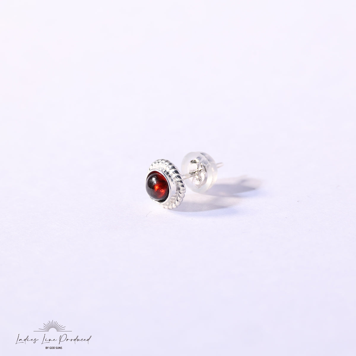 Silver rope TQ earrings (small)