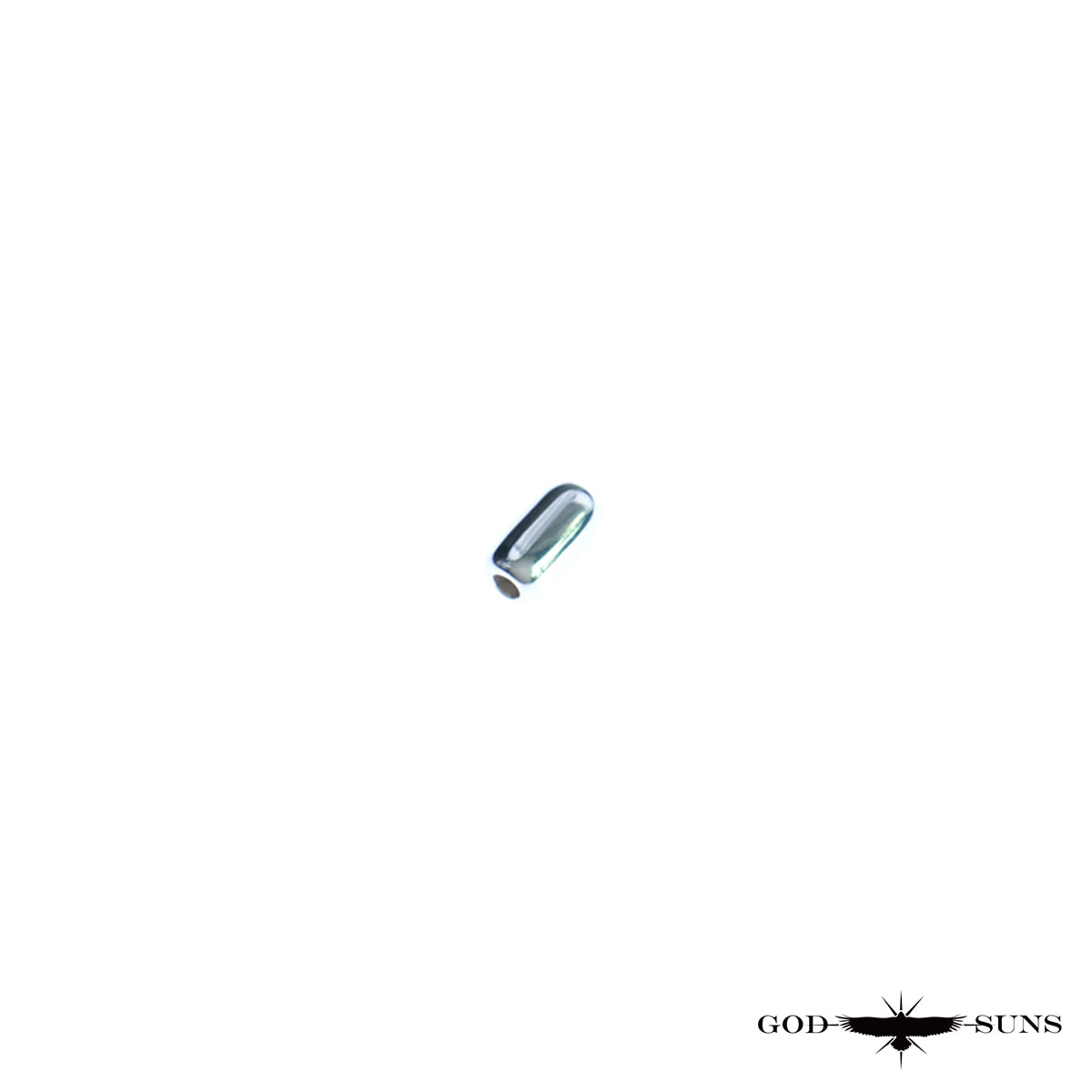 SV無垢パイプビーズプレーン(M)(1個売り)