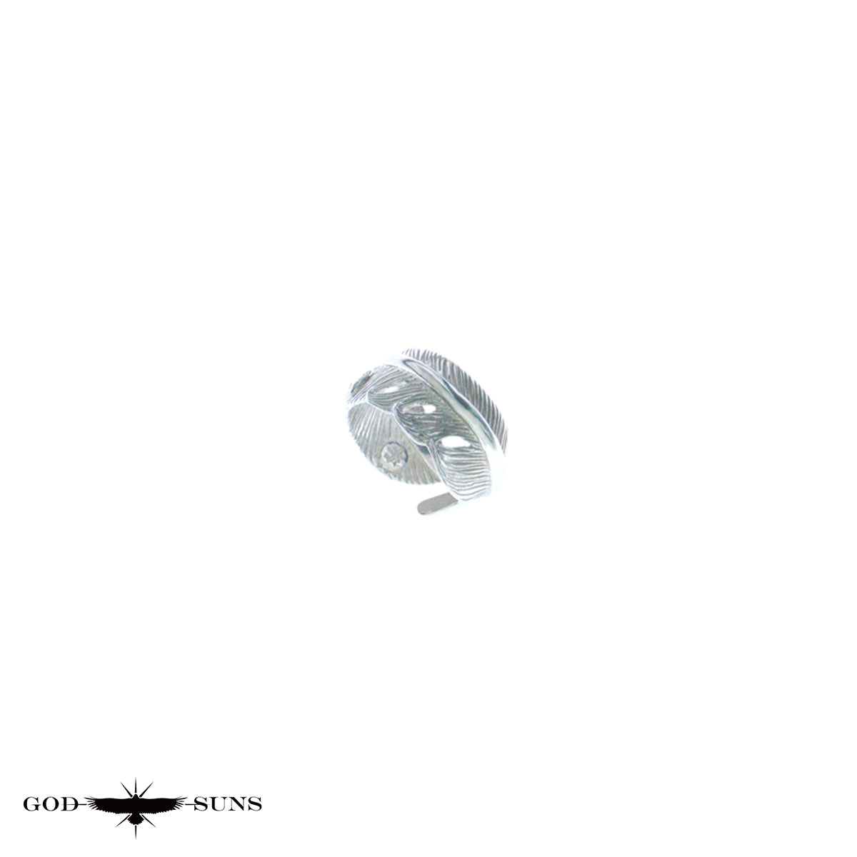 Feather ring with SV metal (small pinky)
