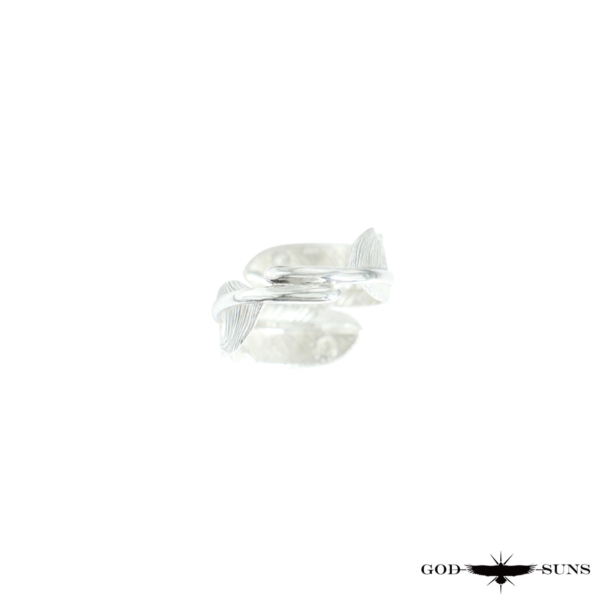 Double Feather Ring (SV x SV) (Regular Large)