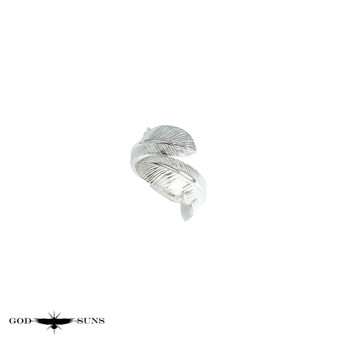 Double Feather Ring (SV x SV) (Regular Small)