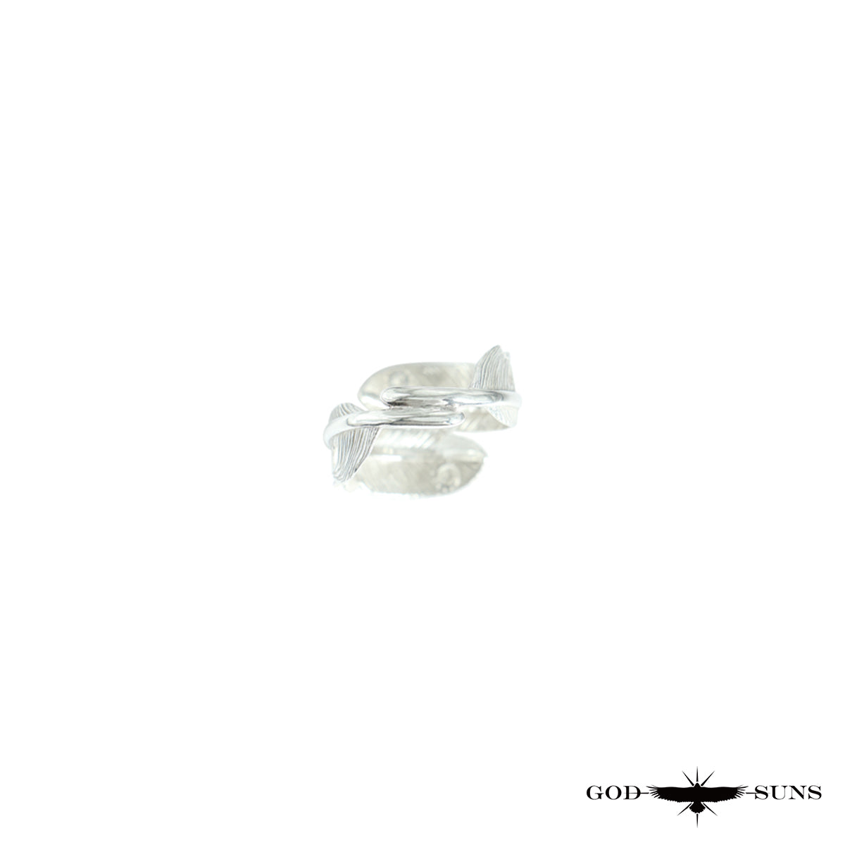 Double Feather Ring (SV x SV) (Regular Small)