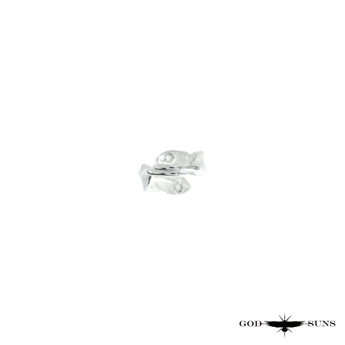Double Feather Ring (SV x SV) (Small Pinky)