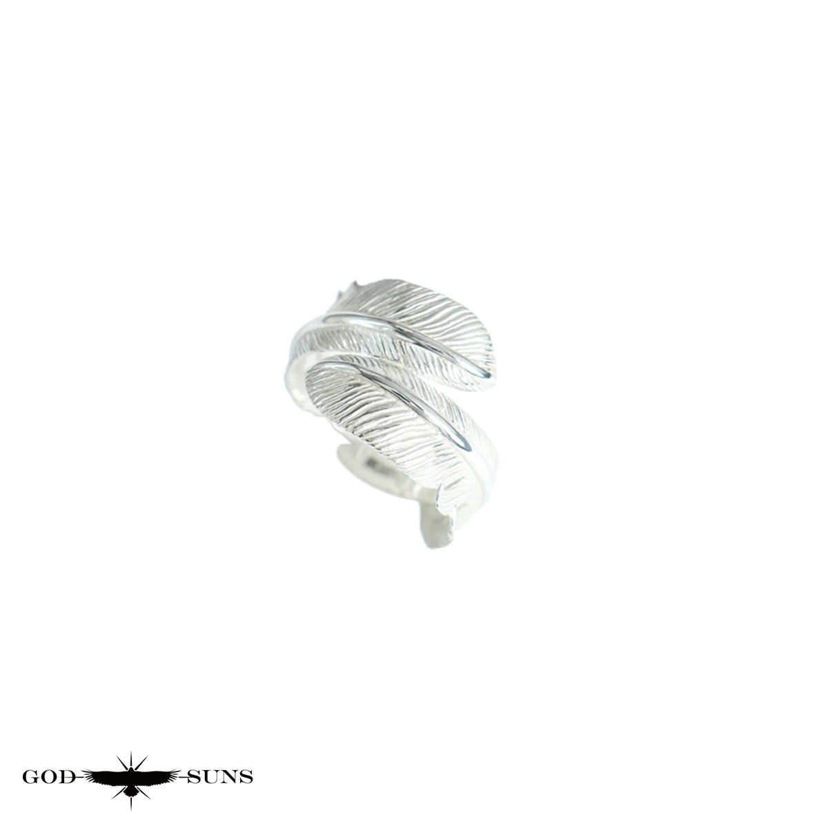Double Feather Ring (SV x SV) (Regular Large)