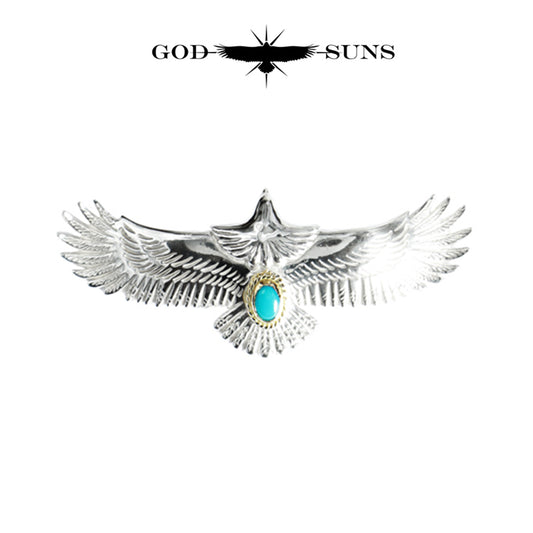 Silver head & gold rope TQ small eagle