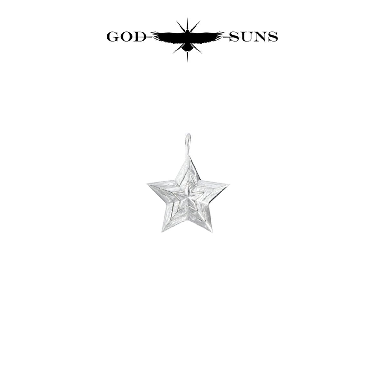 TRIPLE LINE STAR PENDANT(Medium)