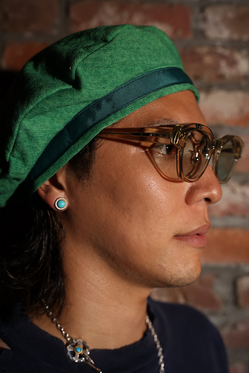 CYBORG CLEAR YELLOW/EMERALD GREEN LENS