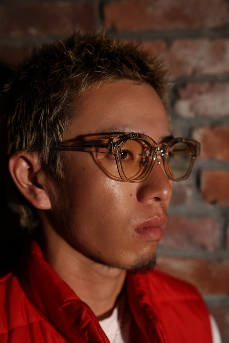 CYBORG CLEAR YELLOW/LIGHT BROWN LENS