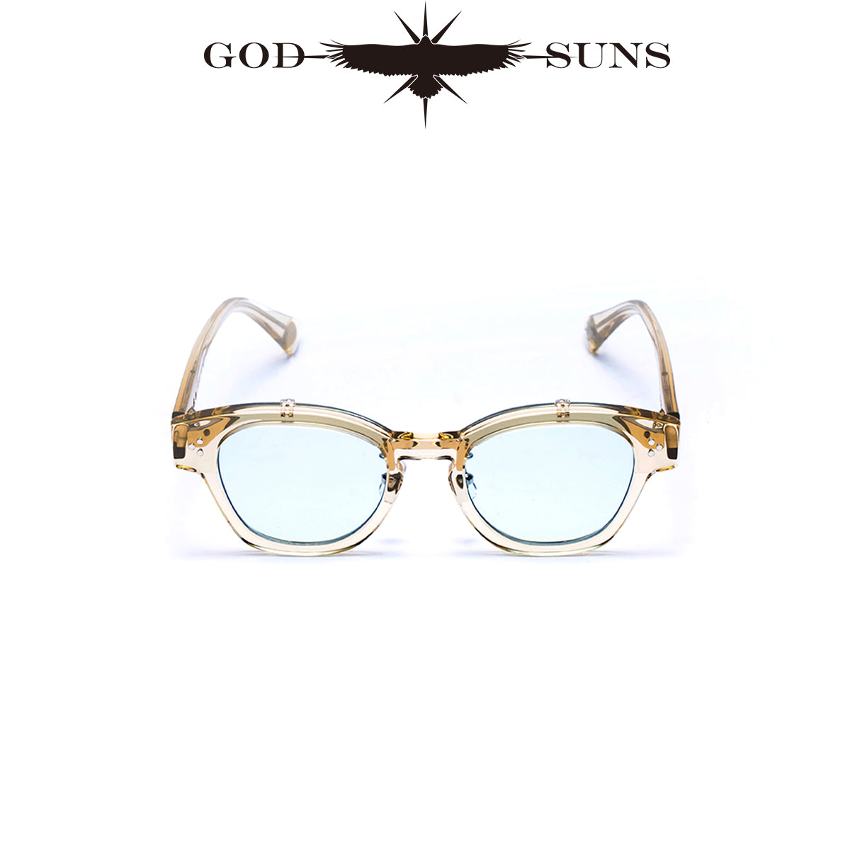 CYBORG CLEAR YELLOW/LIGHT BLUE LENS
