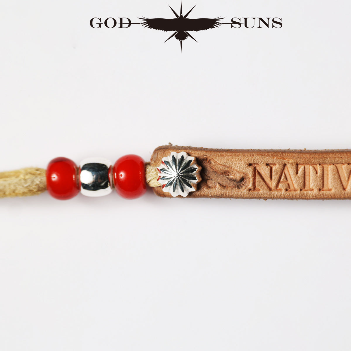 Silver solid stone beads (left) (sold individually)